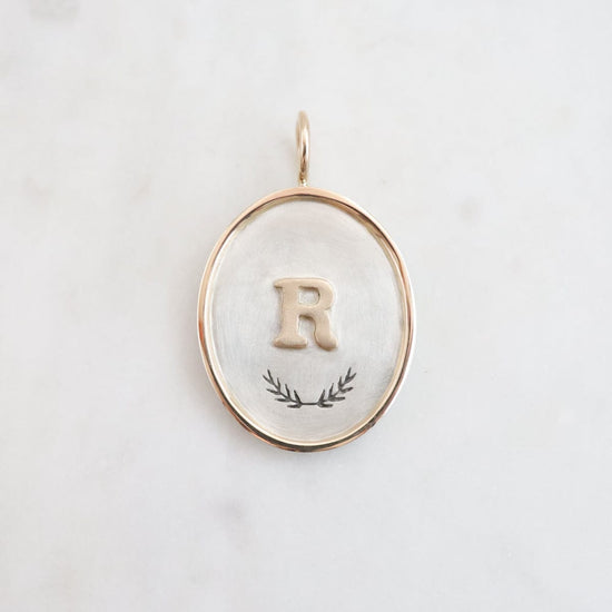 CHM Initial Oval Charm
