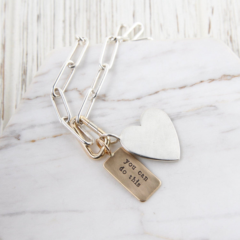 
                  
                    CHM "just breathe" & "you can do this" 14K Gold Charm
                  
                