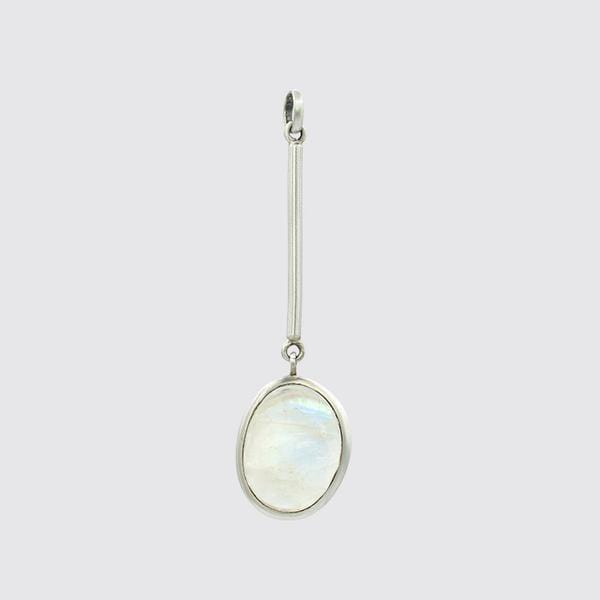 
                      
                        CHM Large Bar & Organic Shaped Rainbow Moonstone Charm
                      
                    