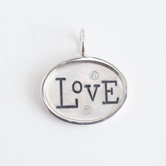 Load image into Gallery viewer, CHM Love Oval Charm
