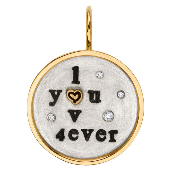 Love You 4Ever Round Charm – Dandelion Jewelry