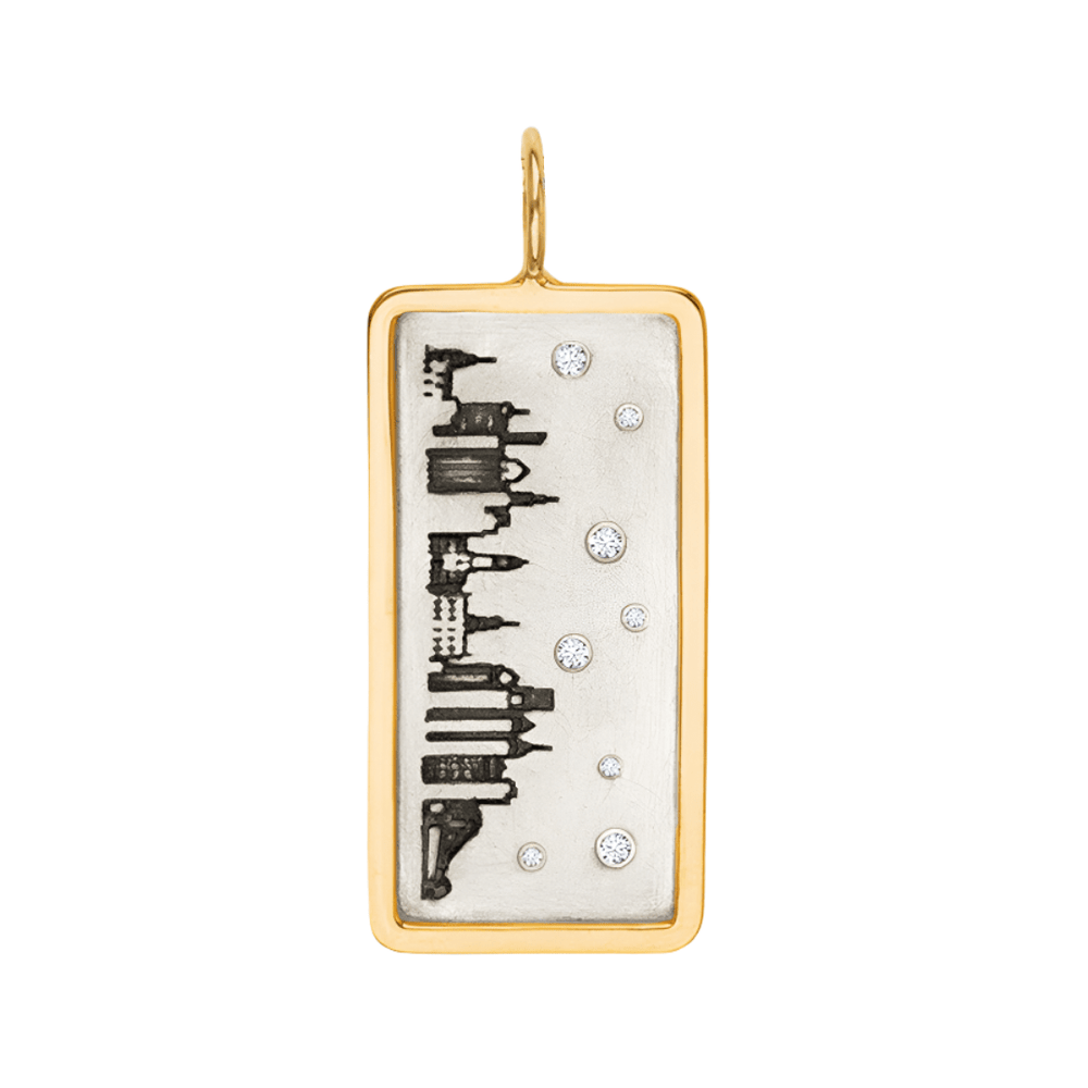 
                  
                    CHM Medium Silver ID Tag Philadelphia Skyline
                  
                