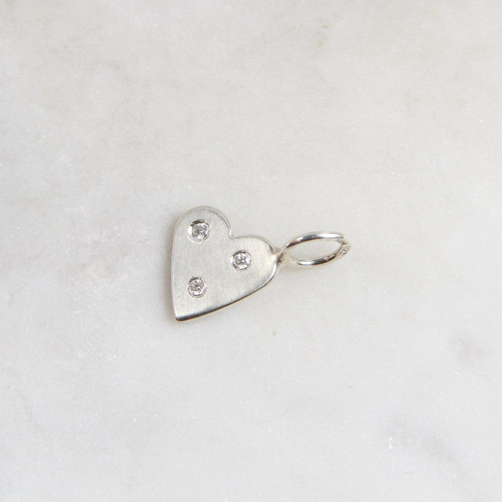 
                  
                    CHM Mini Silver Heart & White Diamond Charm
                  
                