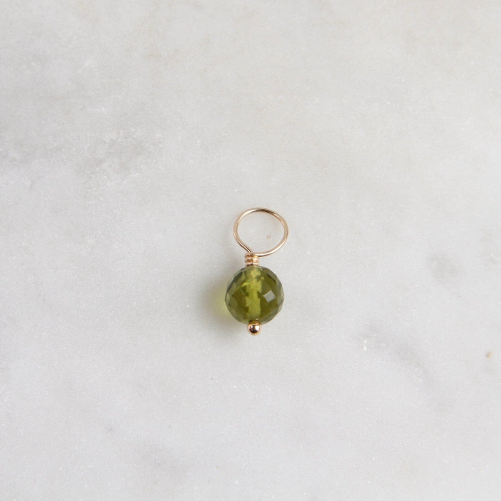 
                      
                        CHM Peridot - Faceted Ball Gemstone Charm
                      
                    