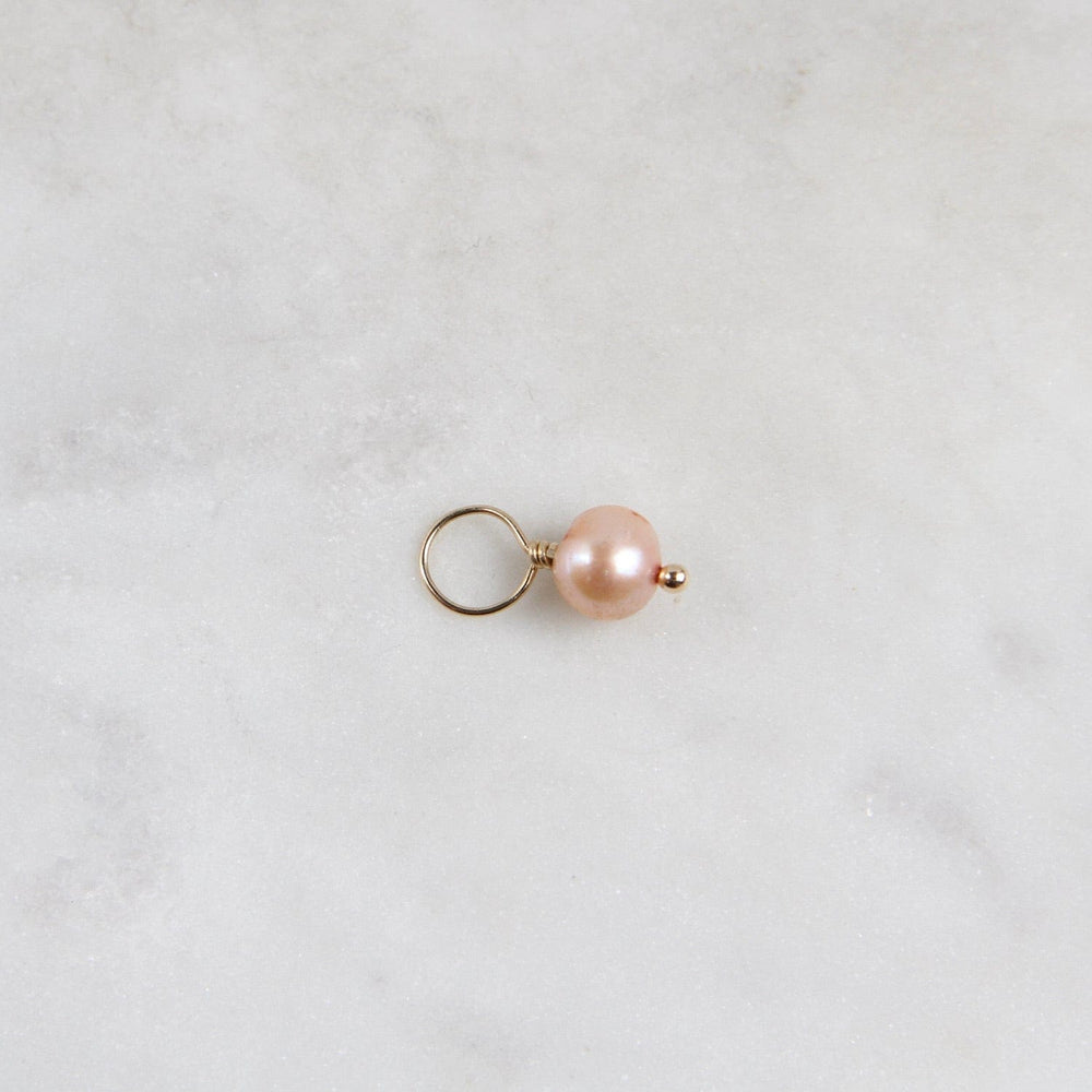 
                      
                        CHM Pink Pearl -  Unfaceted Ball Gemstone Charm
                      
                    