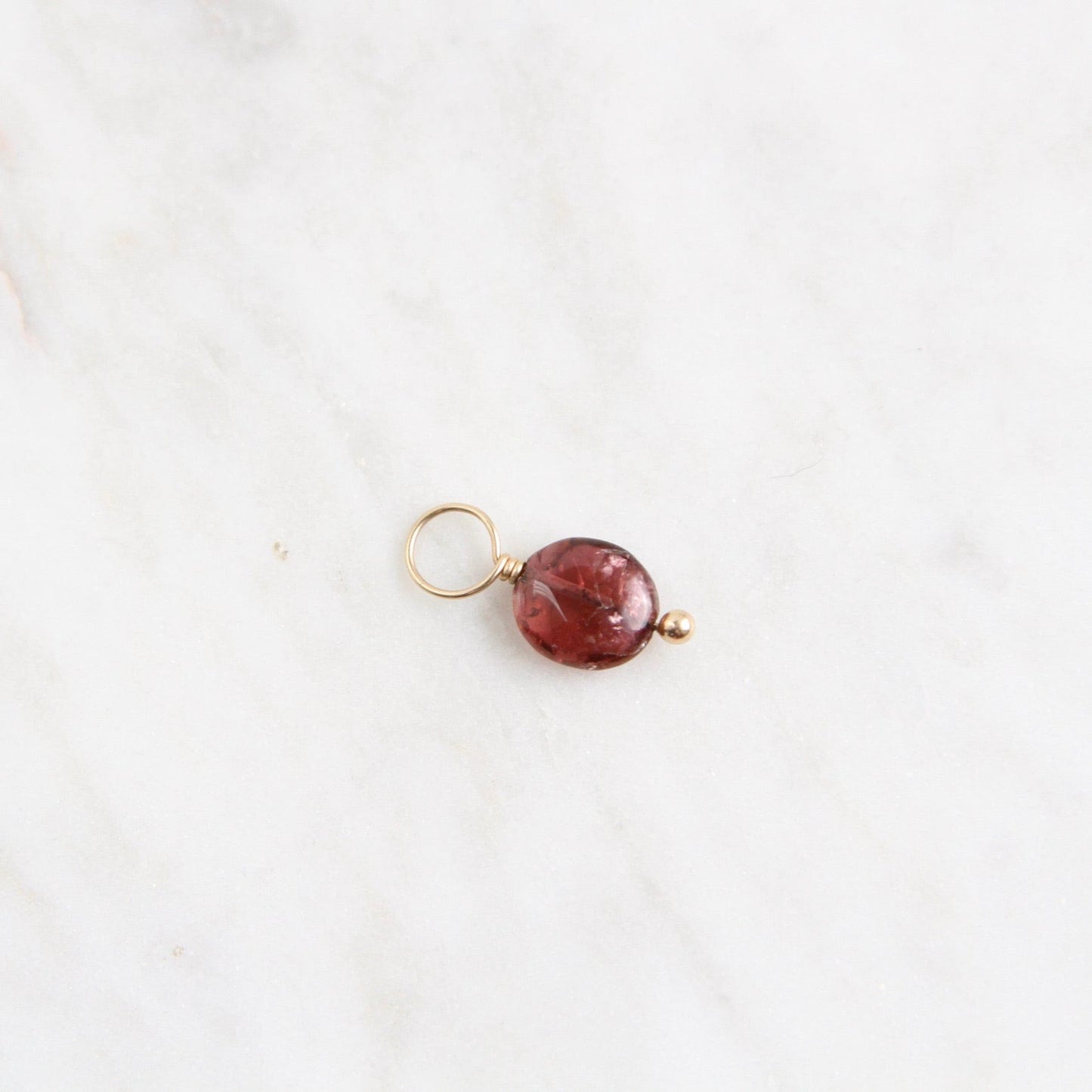CHM Pink Tourmaline Unfaceted Oval Gemstone