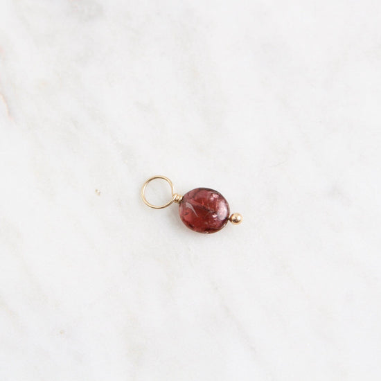 CHM Pink Tourmaline Unfaceted Oval Gemstone