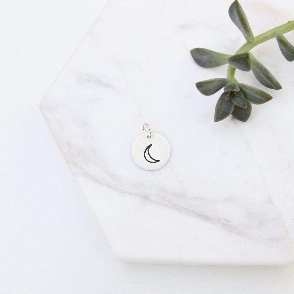 CHM Small Disk With Hand Stamped Moon