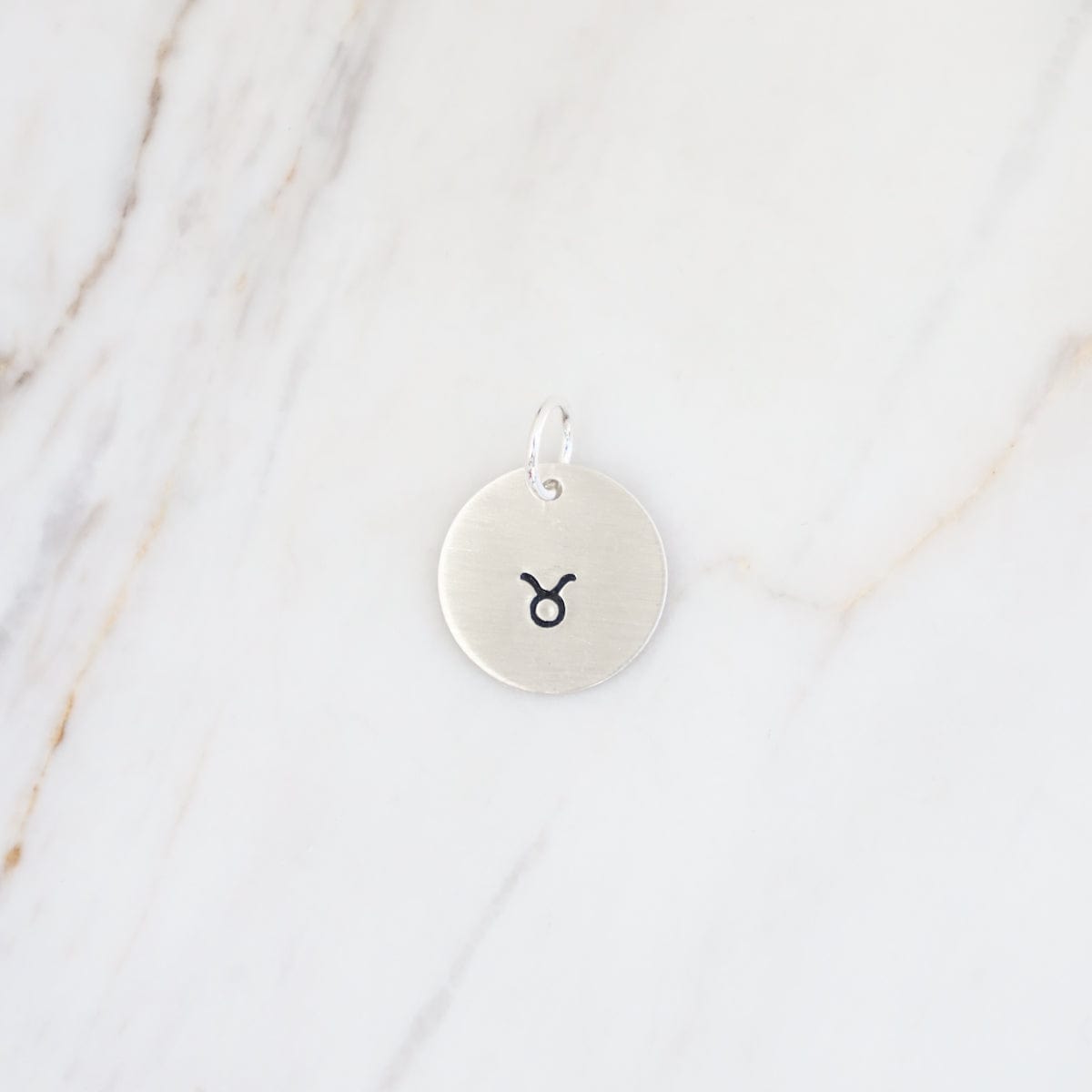 CHM Small Sterling Silver Hand Stamped Zodiac Charm