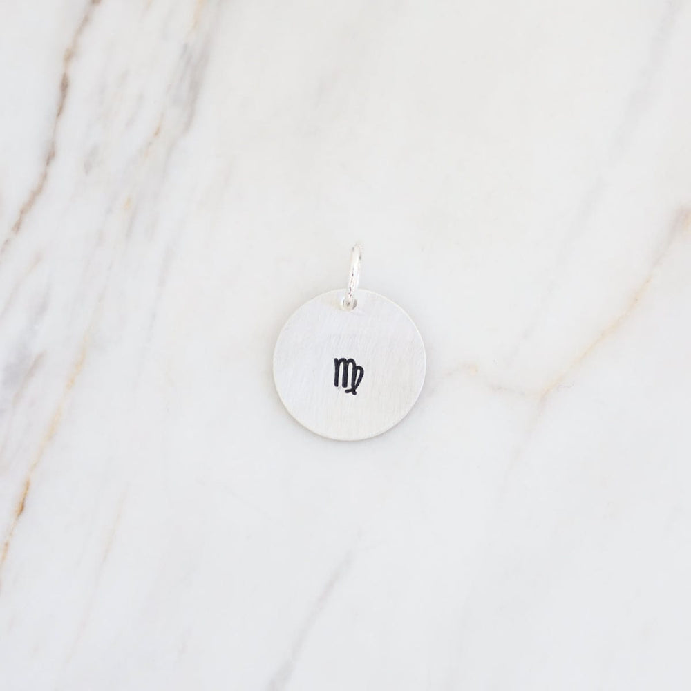 
                      
                        CHM Small Sterling Silver Hand Stamped Zodiac Charm
                      
                    