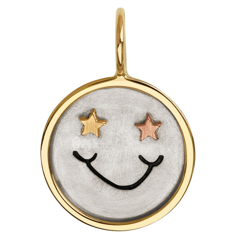 Load image into Gallery viewer, CHM Smiley Face Round Charm
