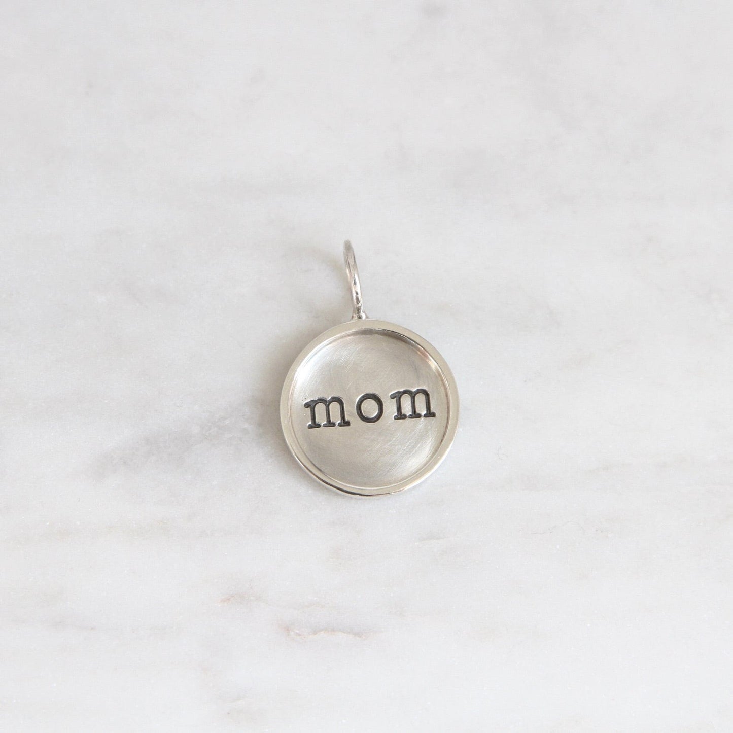 CHM Sterling Silver "Mom ~ You Are the Best" Framed Round Charm