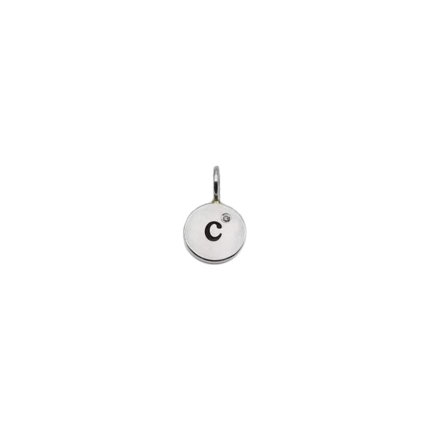 
                      
                        CHM Sterling Silver Single Letter Charm with Diamond
                      
                    