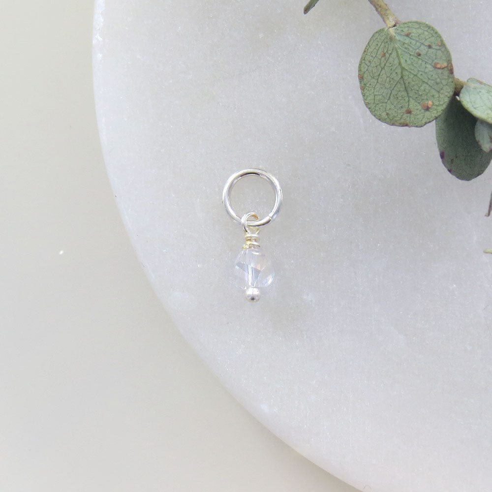 Load image into Gallery viewer, CHM Tiny April Birthstone - White Topaz
