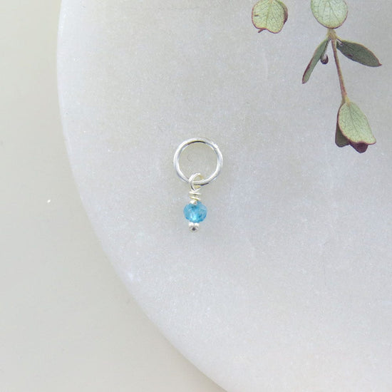 Load image into Gallery viewer, CHM Tiny Birthstone - Blue Topaz
