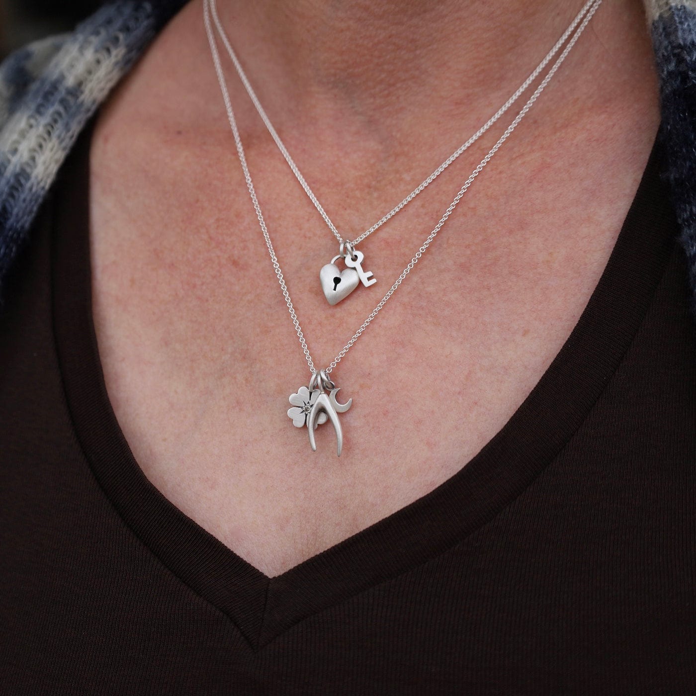 CHM Tiny Crescent Moon Charm