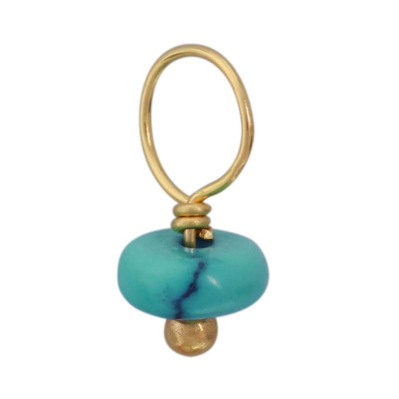 CHM Turquoise Gemstone Charm