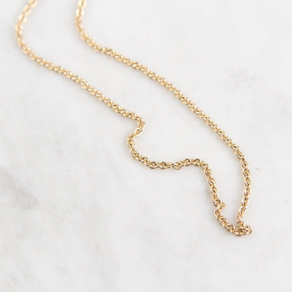 
                      
                        CHN-14K 14k Yellow Gold Chain ~ 17" 2mm
                      
                    