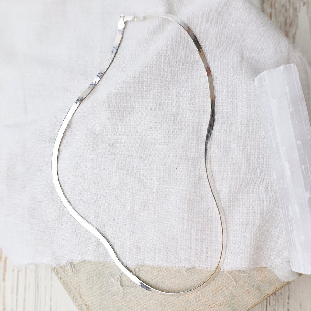 
                      
                        CHN 16" Sterling Silver Herringbone Chain
                      
                    