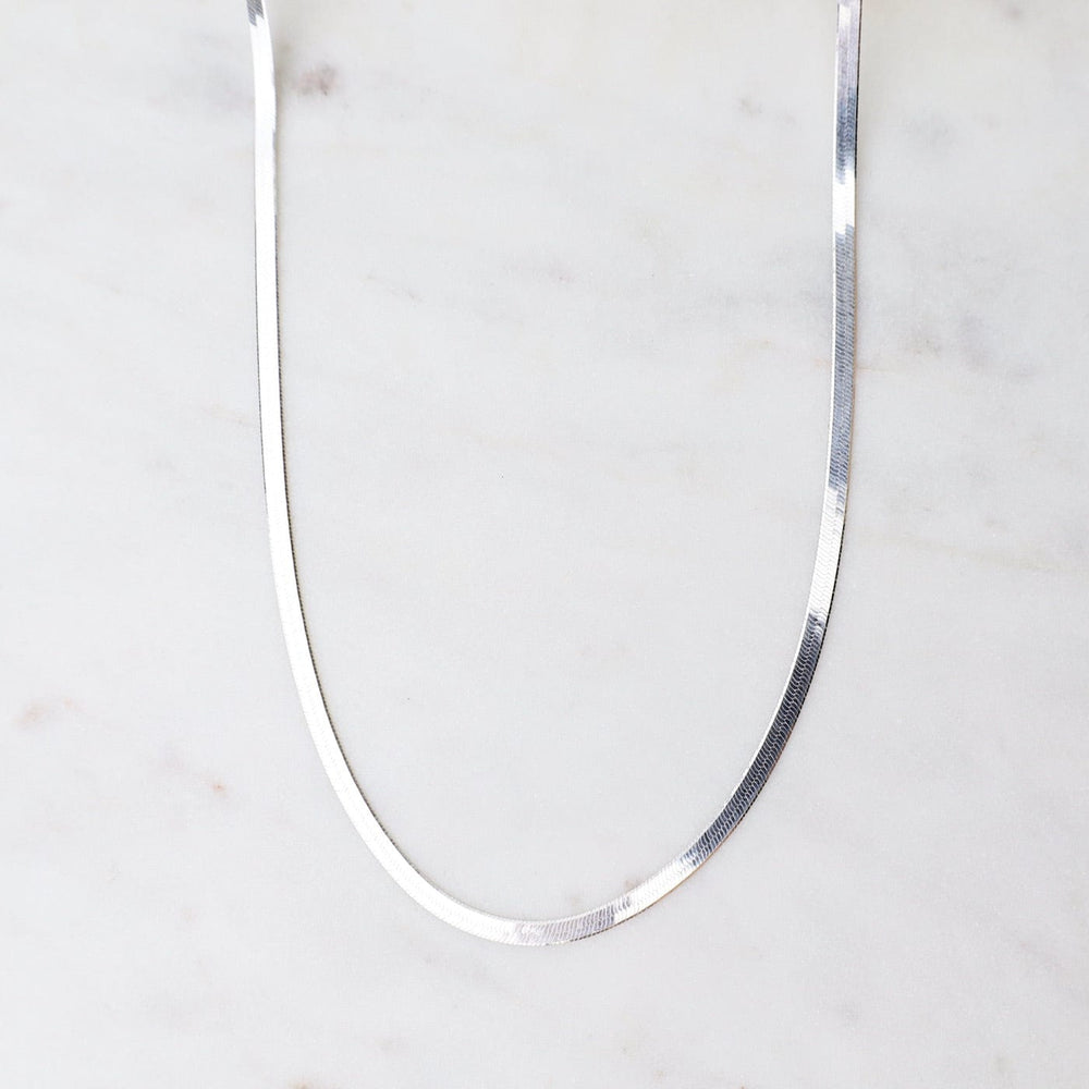 
                      
                        CHN 18" Sterling Silver Herringbone Chain
                      
                    