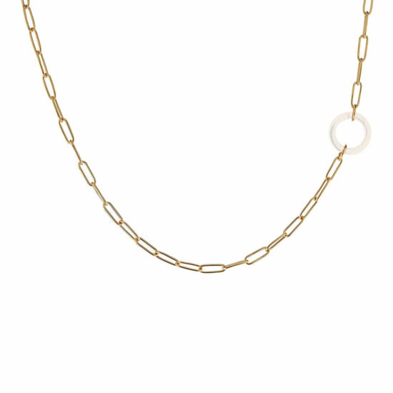 CHN 2.9mm Gold Link Chain with Clasp - No Hinge