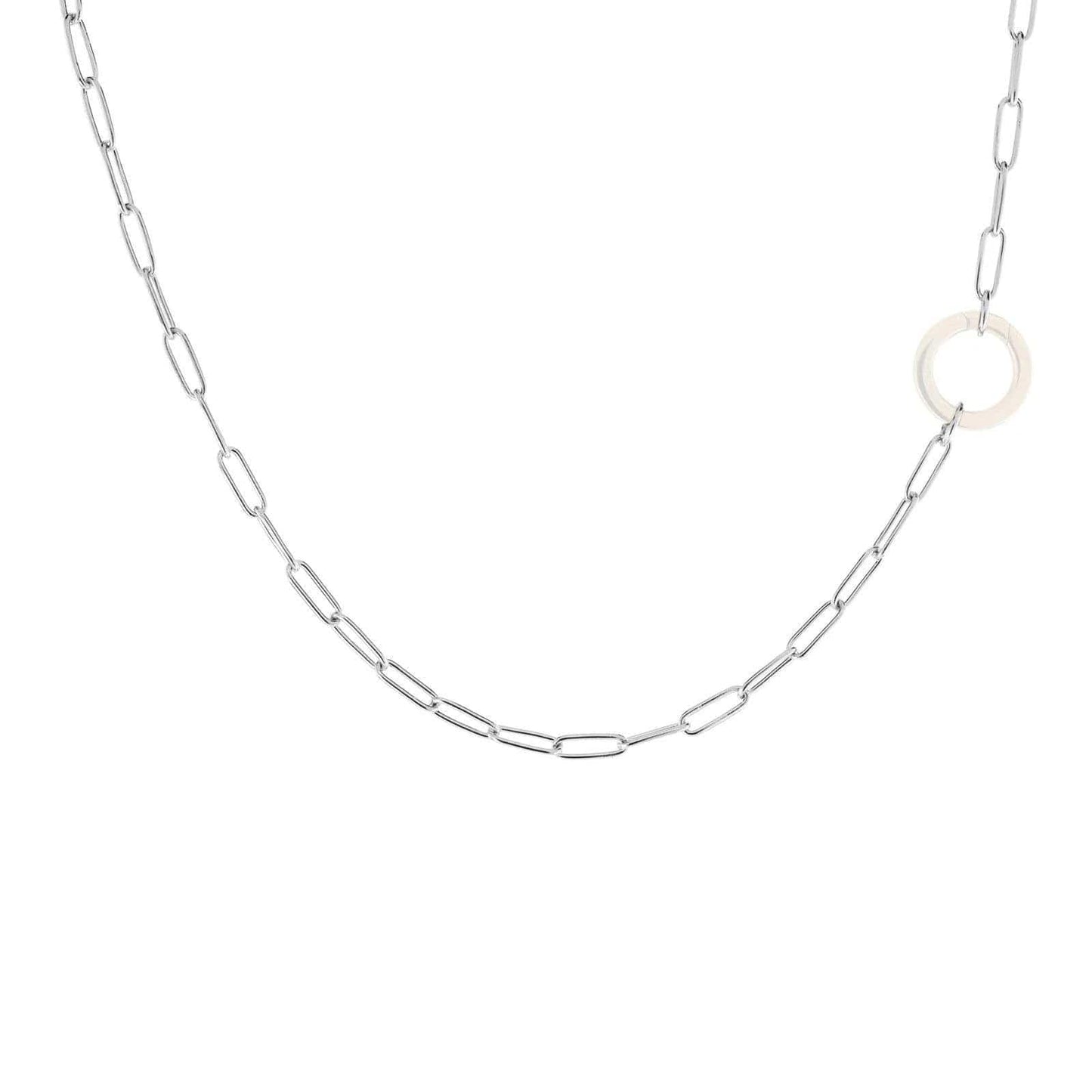 CHN 2.9mm Silver Link Chain With Clasp - No Hinge