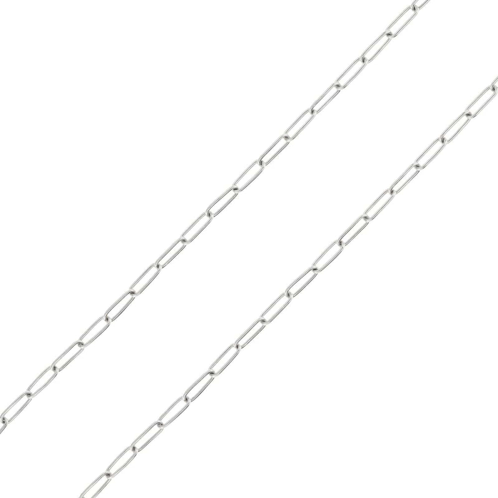 
                  
                    CHN 2.9mm Silver Link Chain With Clasp - No Hinge
                  
                