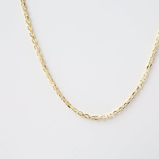 CHN Gold Plated Cable Chain - 18"