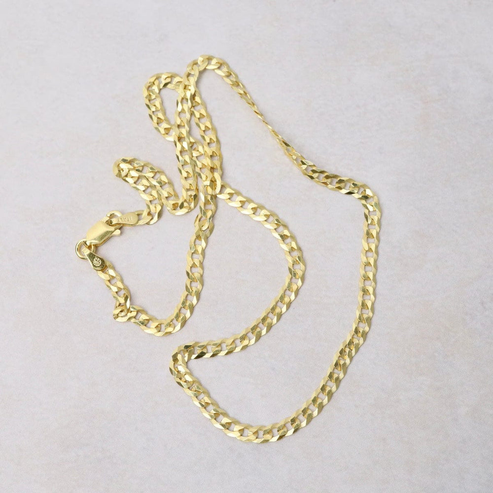 
                      
                        CHN-GPL Gold Plated Curb Flat Chain
                      
                    