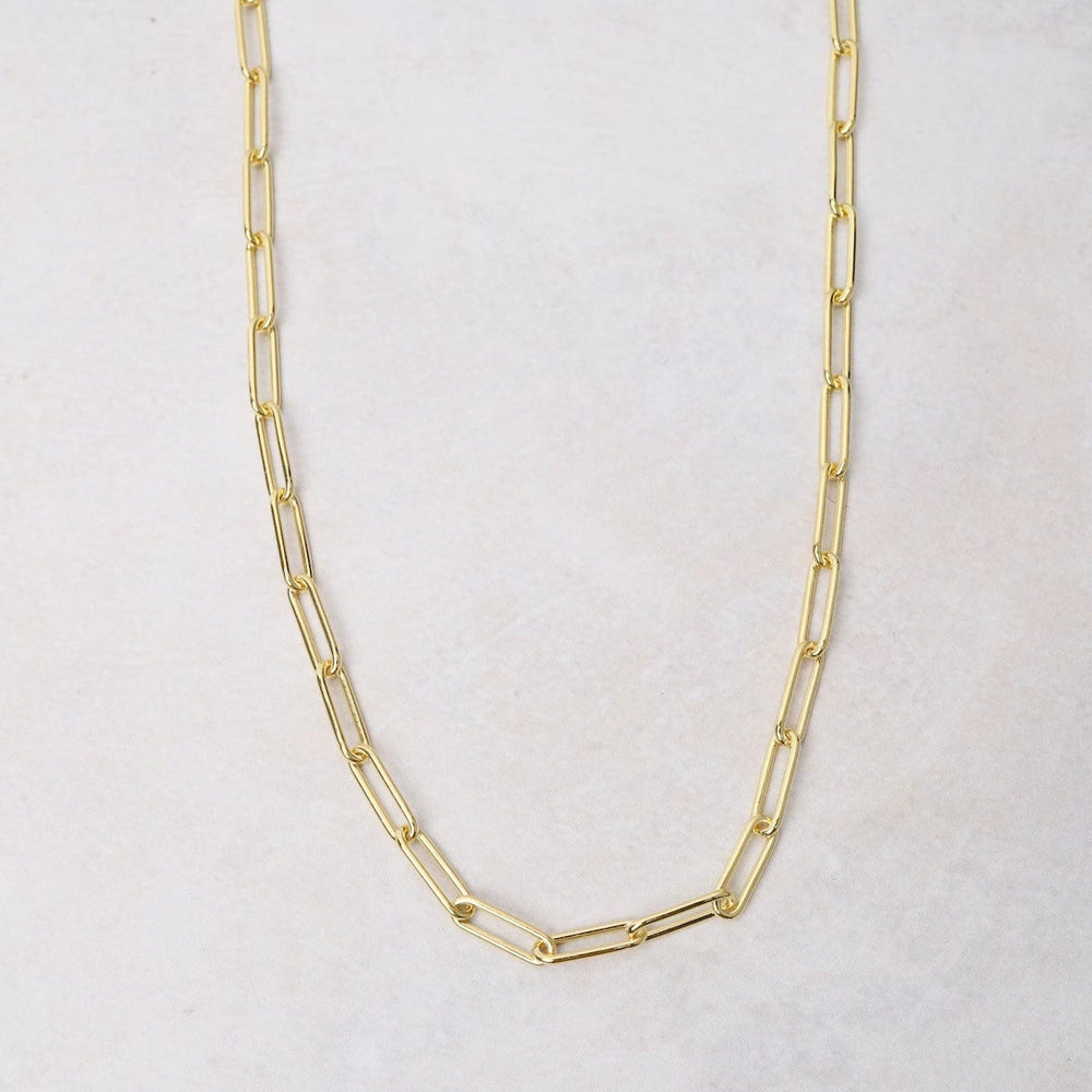 
                      
                        CHN-GPL Gold Plated Paperclip Chain
                      
                    