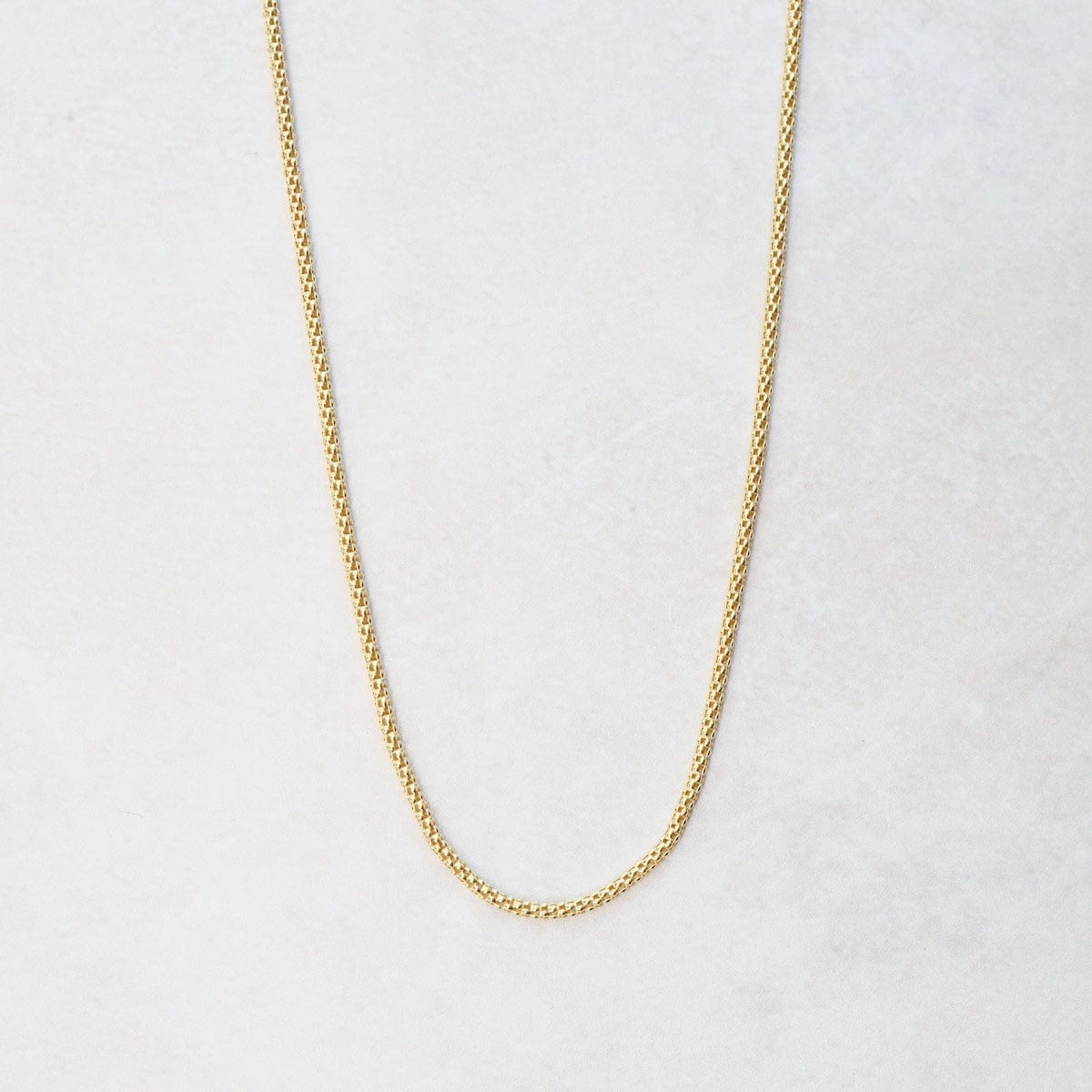 CHN-GPL Gold Plated Sterling Silver Chain - Coreana 016(1.