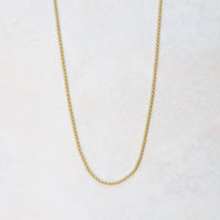 CHN-GPL Gold Plated Sterling Silver Chain - Coreana 016(1.