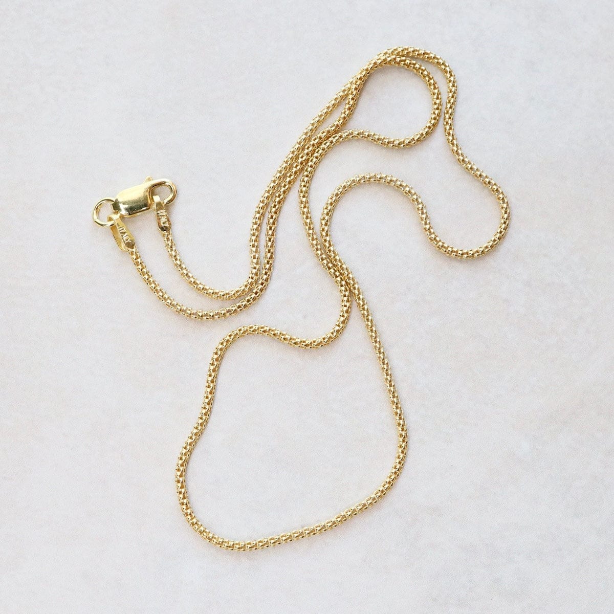 CHN-GPL Gold Plated Sterling Silver Chain - Coreana 016(1.