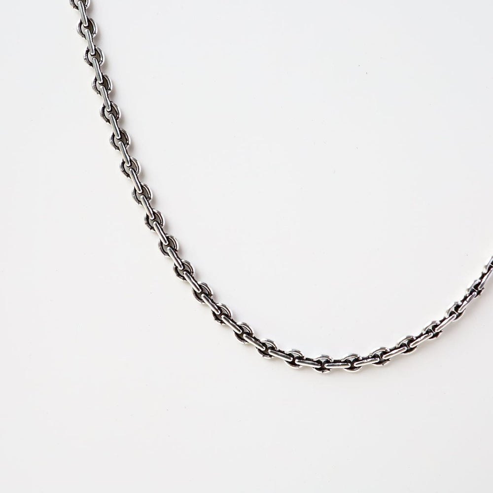 
                      
                        CHN Oxidized Silver Bali Style Rolo Chain - 20"
                      
                    