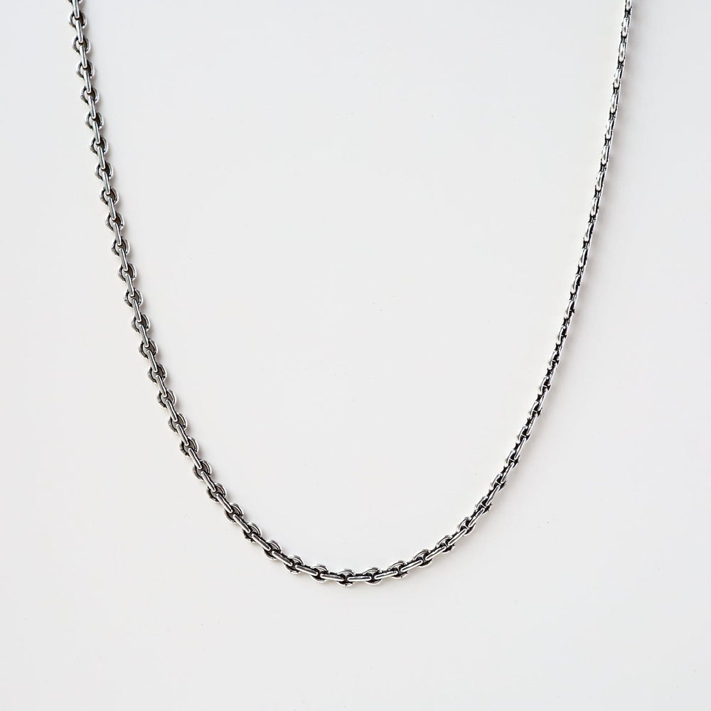 
                      
                        CHN Oxidized Silver Bali Style Rolo Chain - 20"
                      
                    