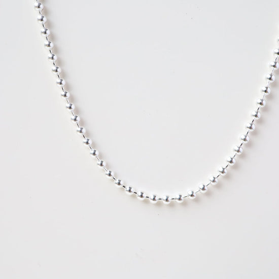 Load image into Gallery viewer, CHN Sterling Silver Ball Bead Chain - 24&amp;quot;
