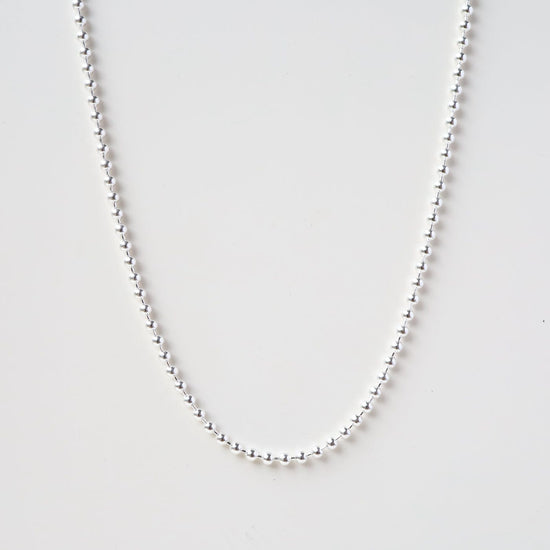 Load image into Gallery viewer, CHN Sterling Silver Ball Bead Chain - 24&amp;quot;
