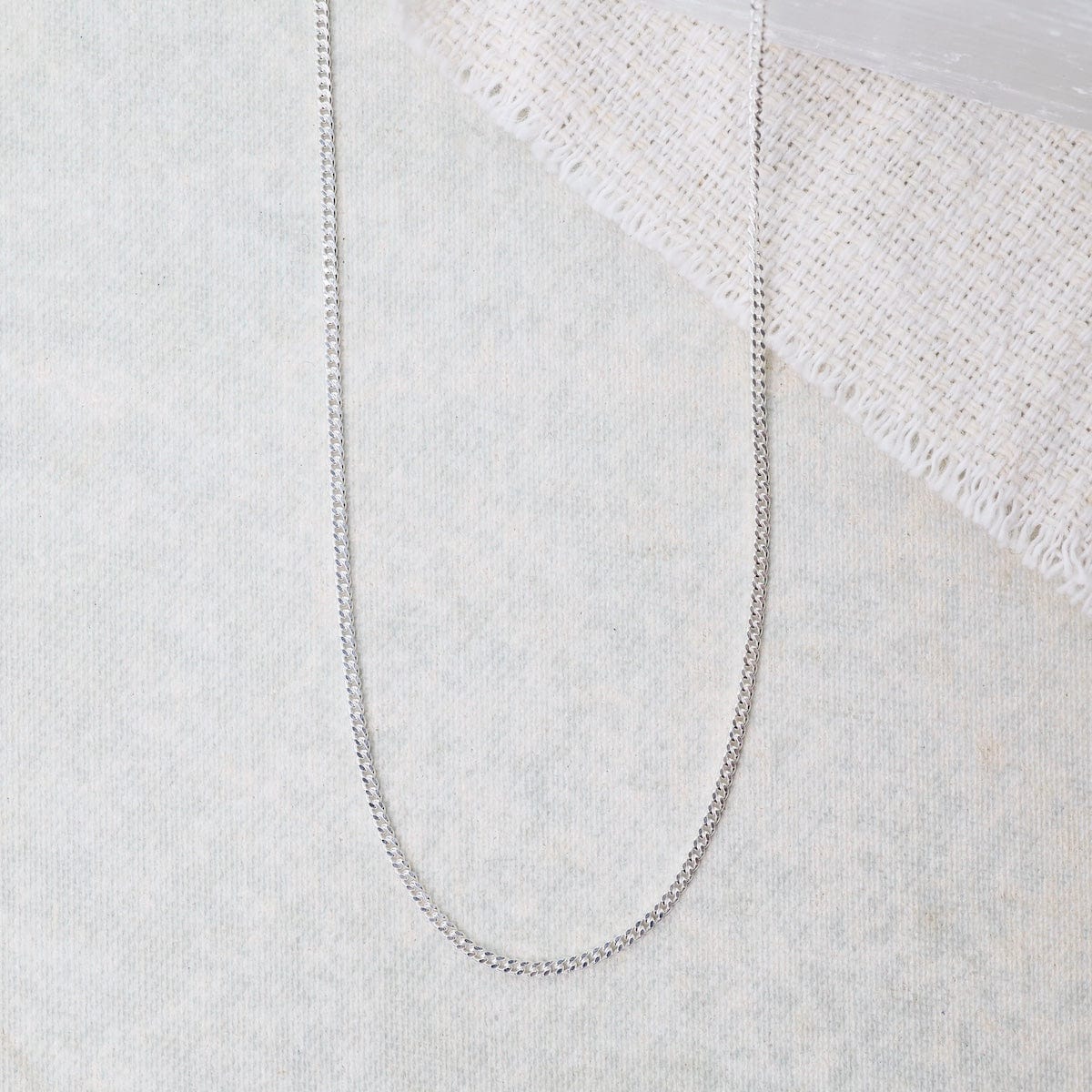 CHN Sterling Silver Curb Chain 20"