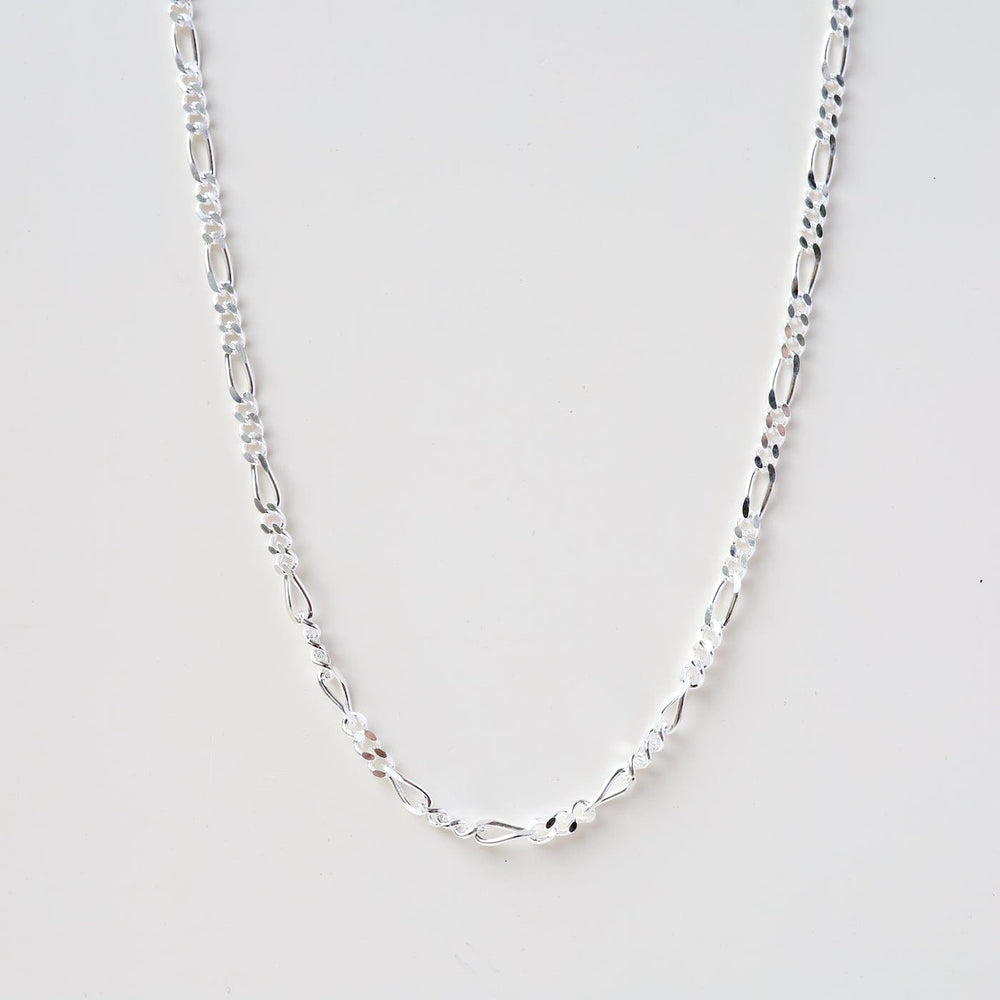 CHN Sterling Silver Figaro Chain - 20"