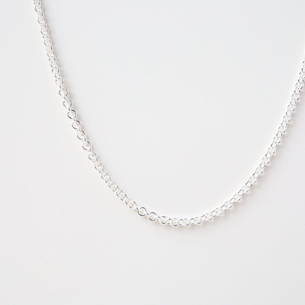 
                      
                        CHN Sterling Silver Rolo Chain - 16"
                      
                    