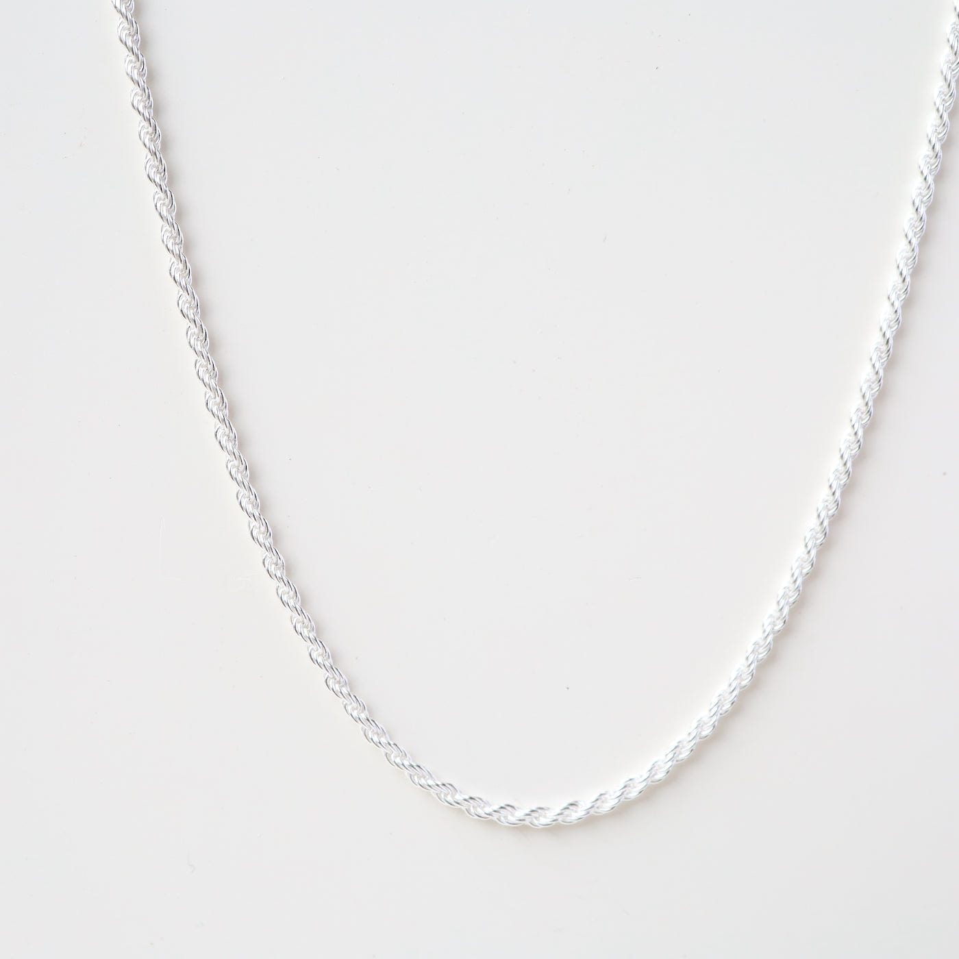 CHN Sterling Silver Rope Chain - 18"