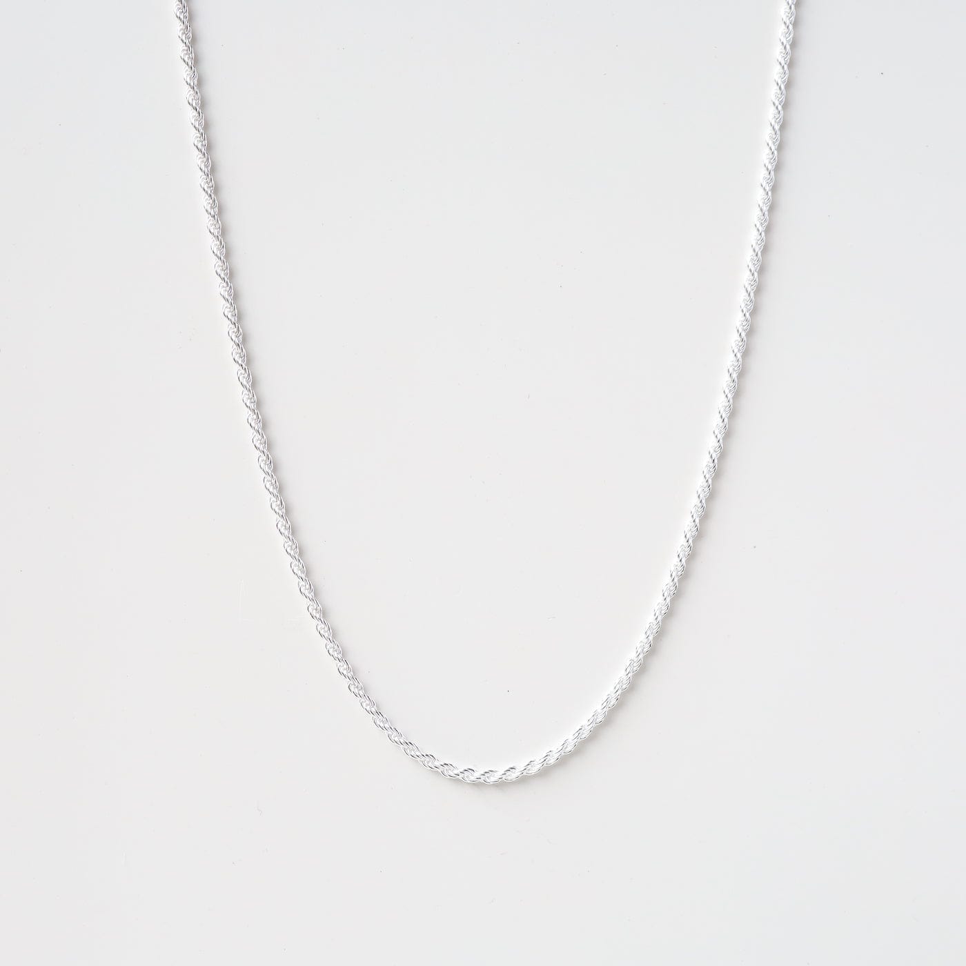 CHN Sterling Silver Rope Chain - 18"