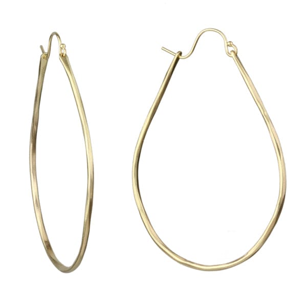 
                  
                    EAR 10k Yellow Gold Large Anjou Hoops
                  
                