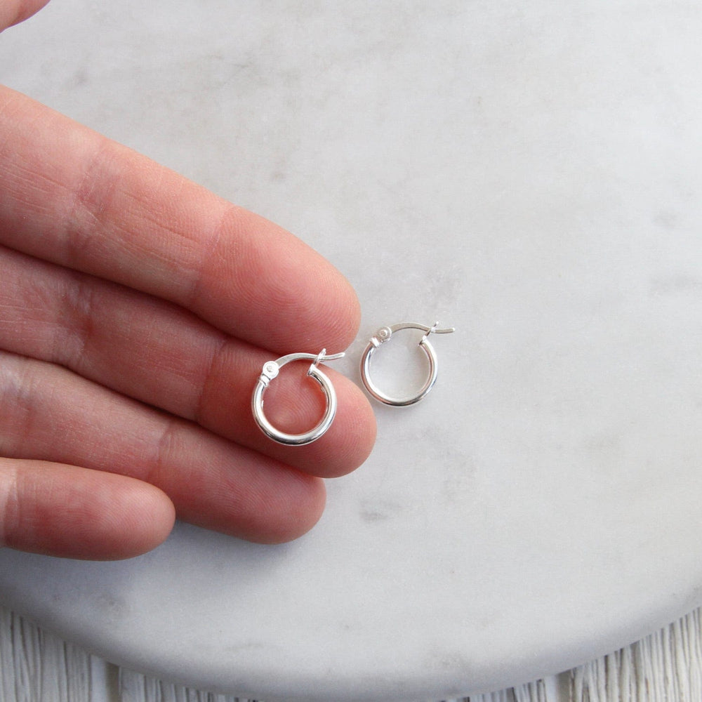 
                  
                    EAR 12mm Sterling Silver Tube Hoop
                  
                