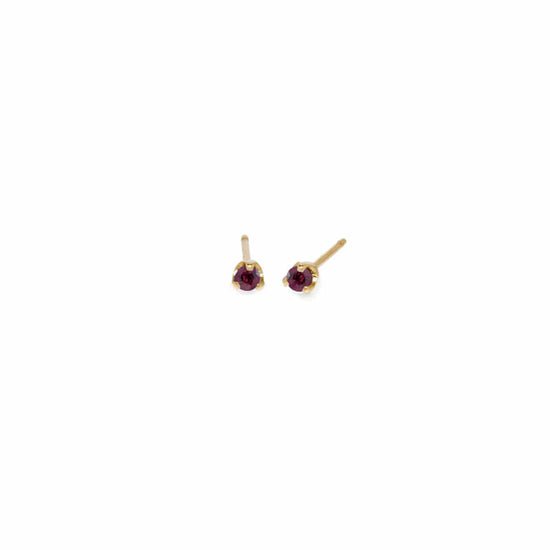EAR-14K 14k 2mm Birthstone Stud Earrings