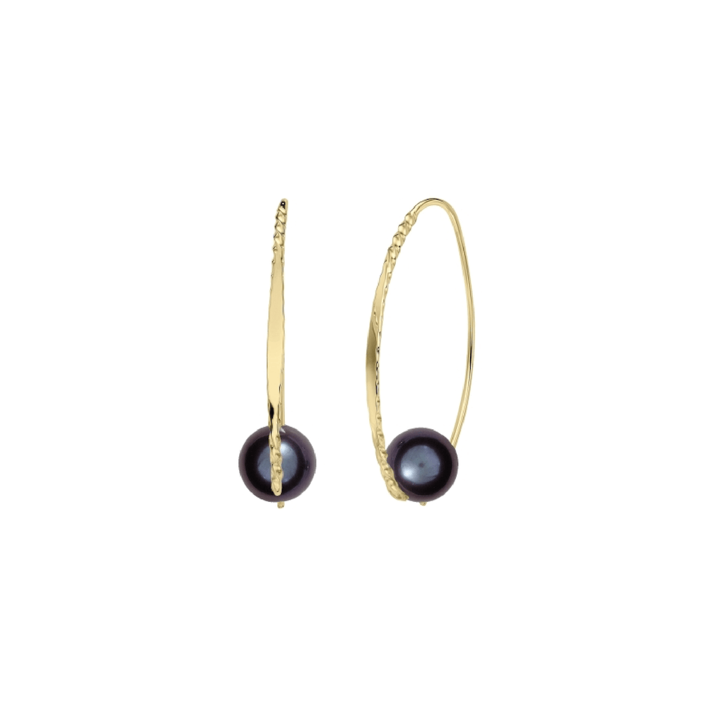 EAR-14K 14k Embrace Earrings with Onyx