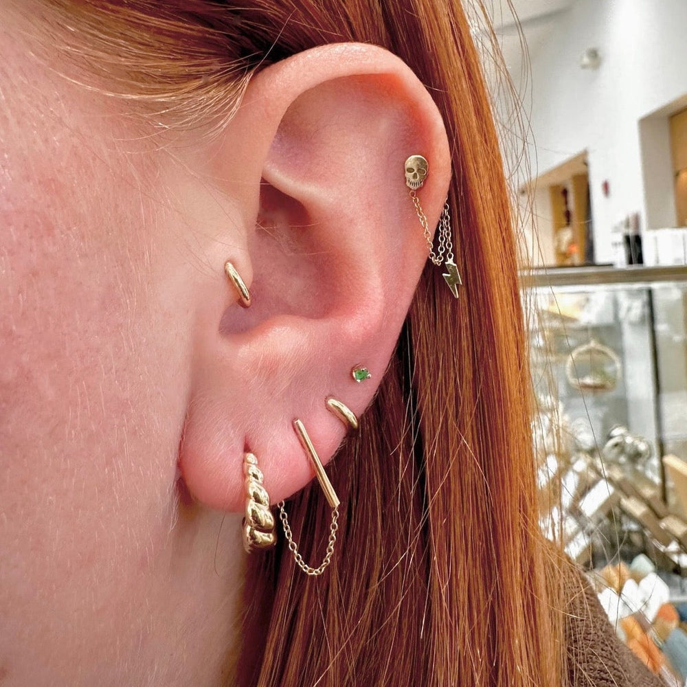 EAR-14K 14k Extra Small Huggie Hoops