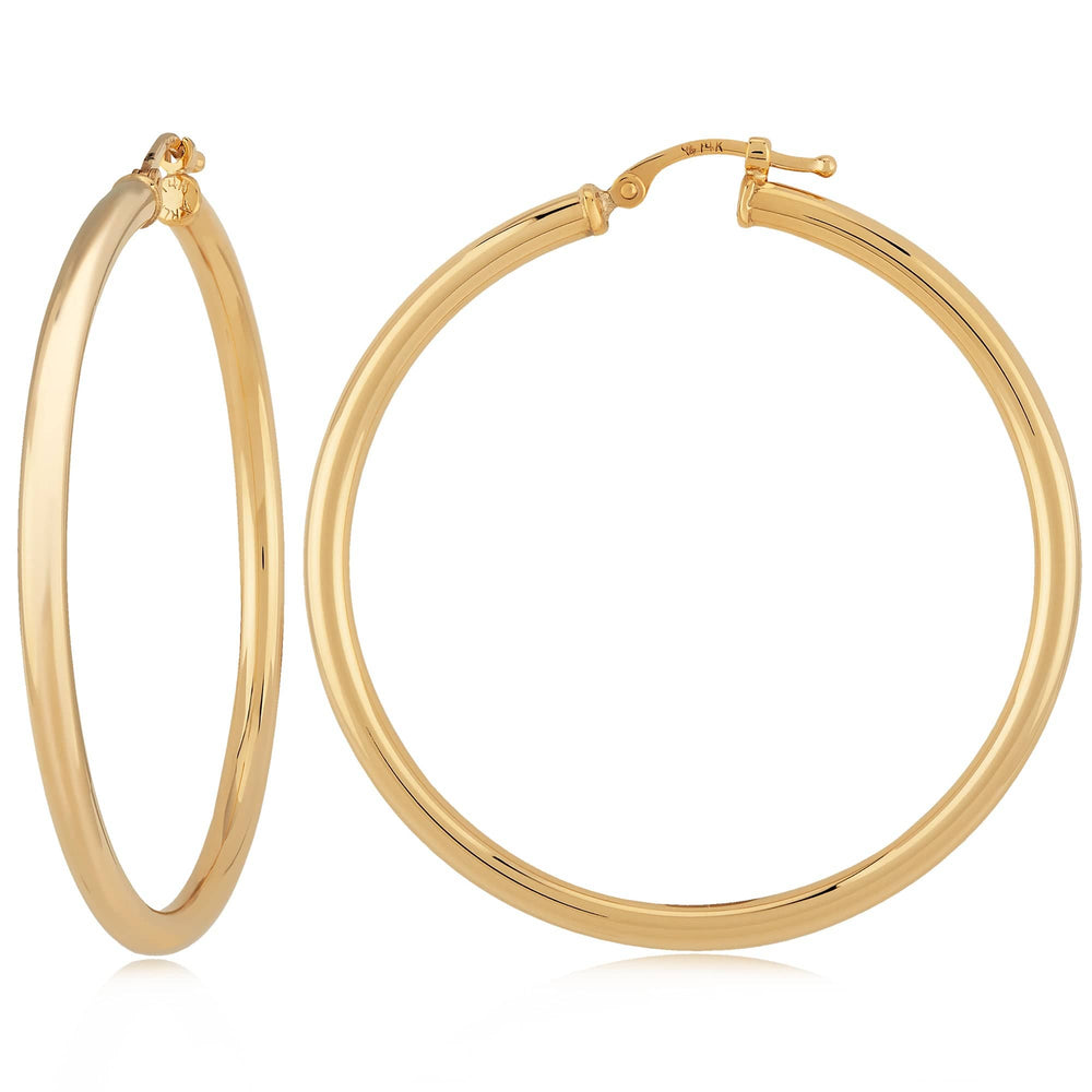 EAR-14K 14k Gold 2.5x40mm Hoops