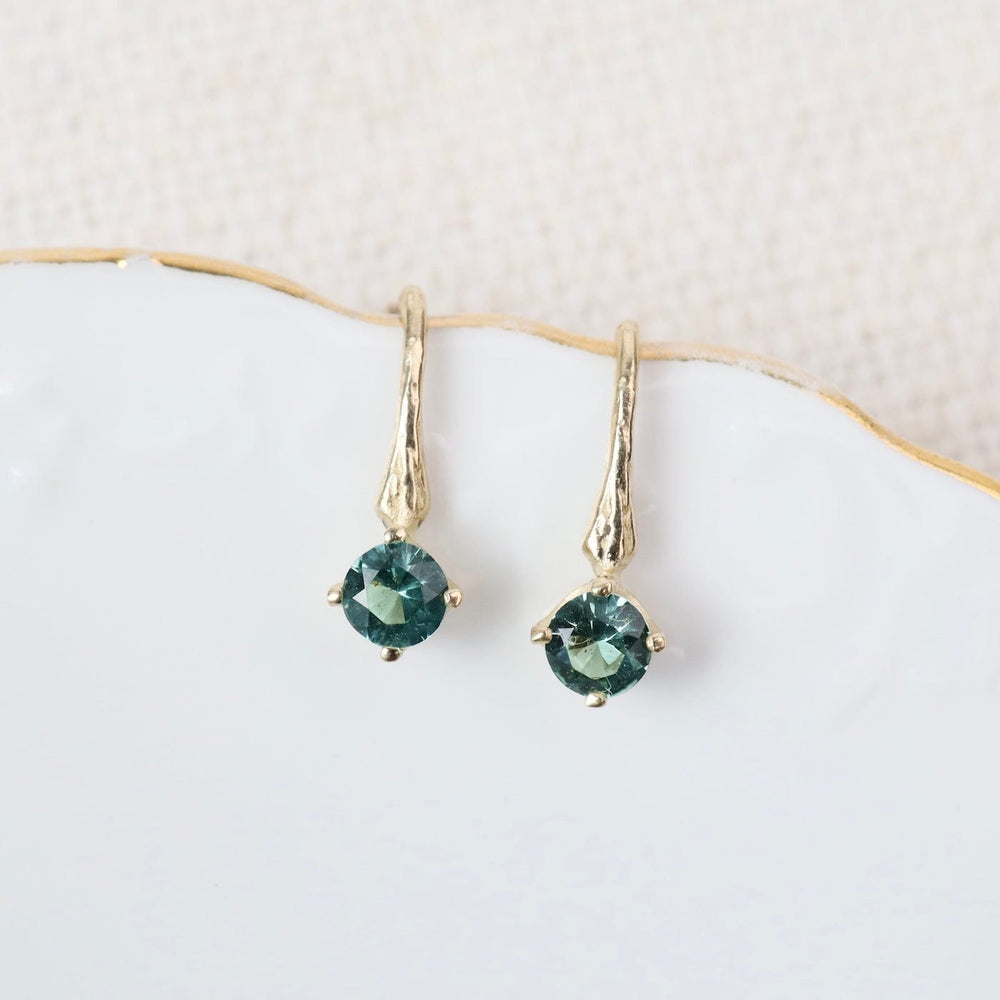 
                  
                    EAR-14K 14k Gold 4mm Brilliant Cut Blue Green Tourmaline E
                  
                