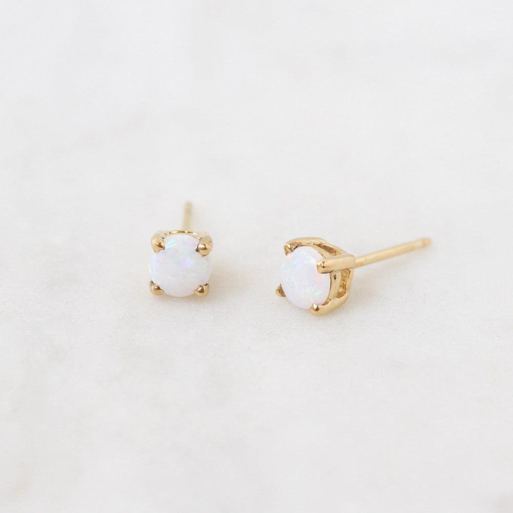 
                      
                        EAR-14K 14k Gold 4mm Prong Set Opal Stud
                      
                    